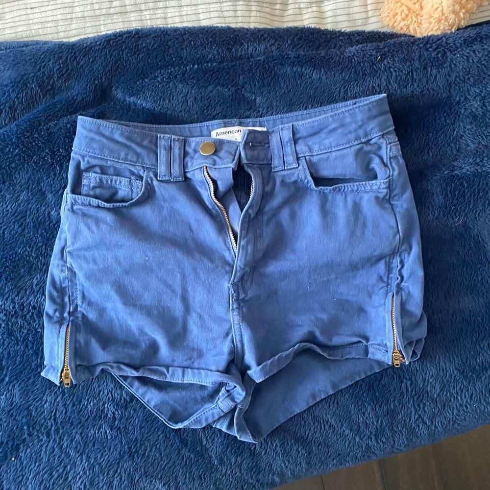 American apparel high waisted shorts